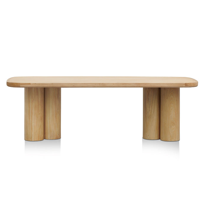 CDT8413-NI 2.4m Elm Dining Table - Light Natural