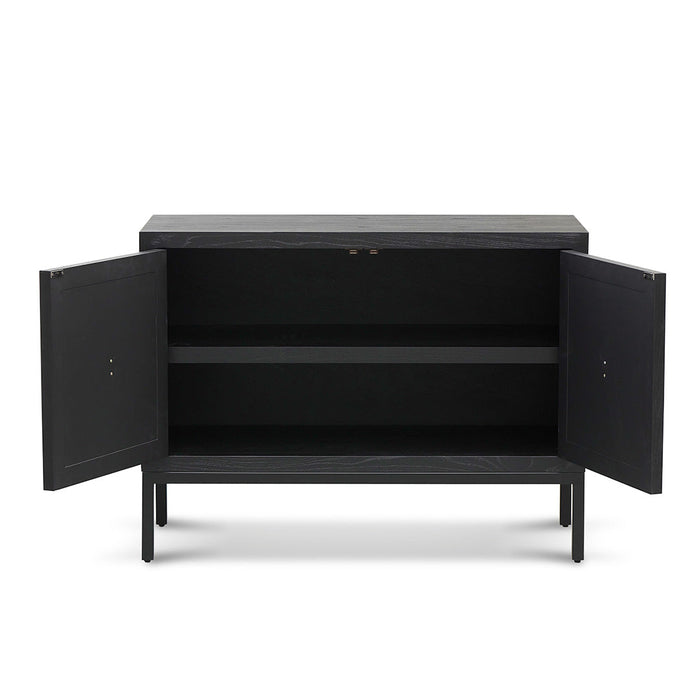 CDT8416-NI 1.08m Elm Sideboard Unit - Full Black