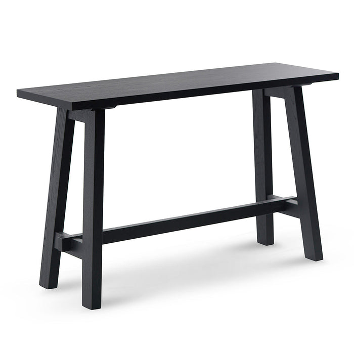 CDT8429-SI 1.2m Wooden Console Table - Full Black