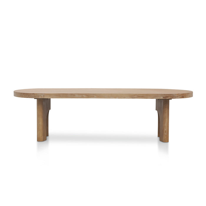 CDT8508-NI 2.8m oval dining table - Natural