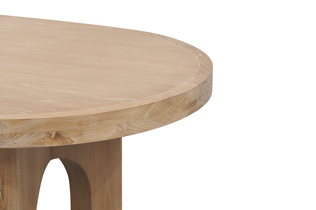 CDT8508-NI 2.8m oval dining table - Natural