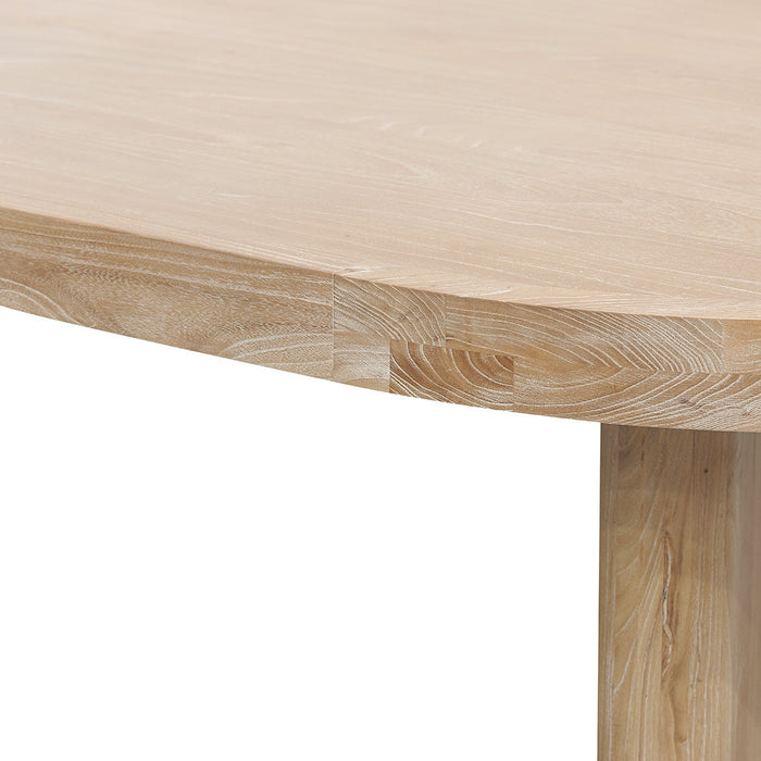 CDT8508-NI 2.8m oval dining table - Natural