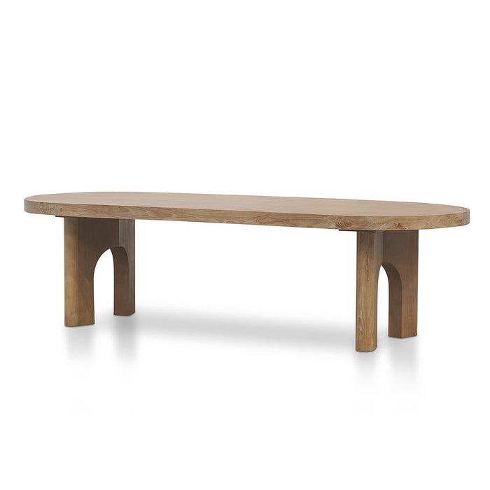 CDT8508-NI 2.8m oval dining table - Natural