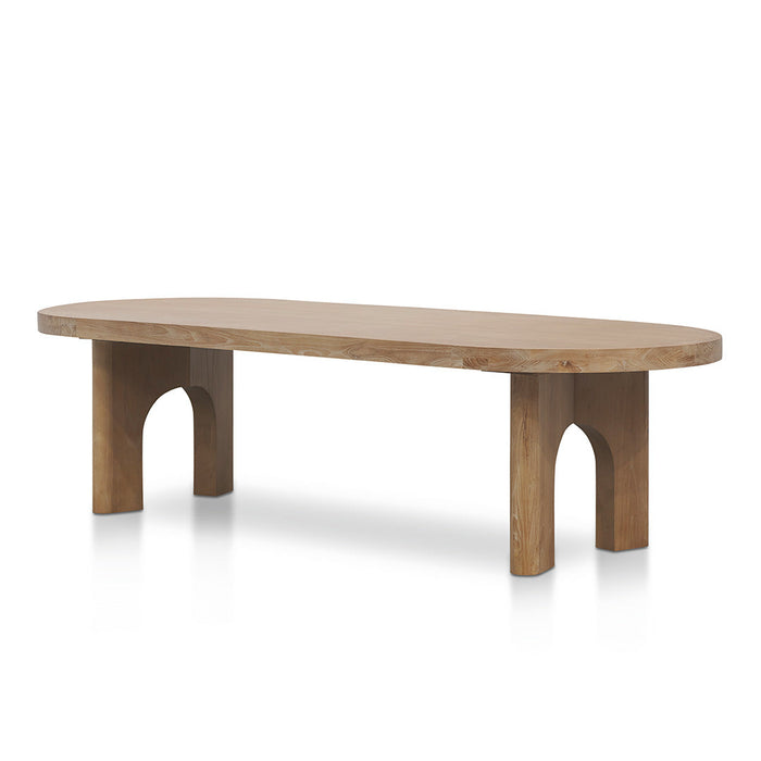 CDT8508-NI 2.8m oval dining table - Natural