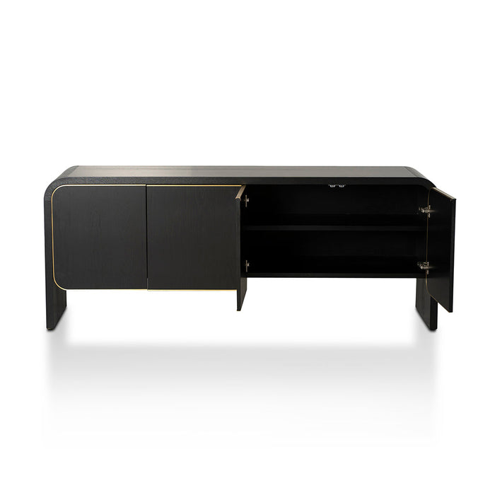 CDT8524-VA 2m Buffet Unit - Textured Espresso Black