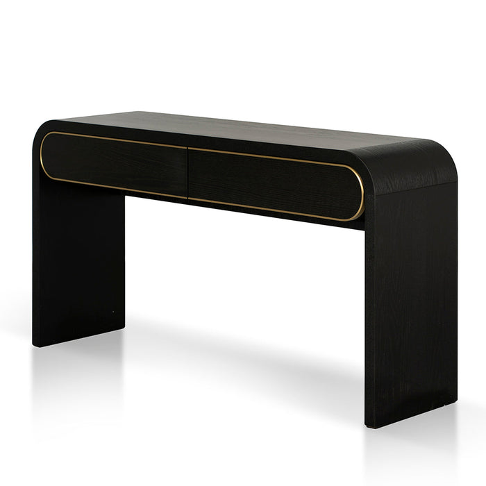 CDT8528-VA 1.5m Console Table - Textured Espresso Black