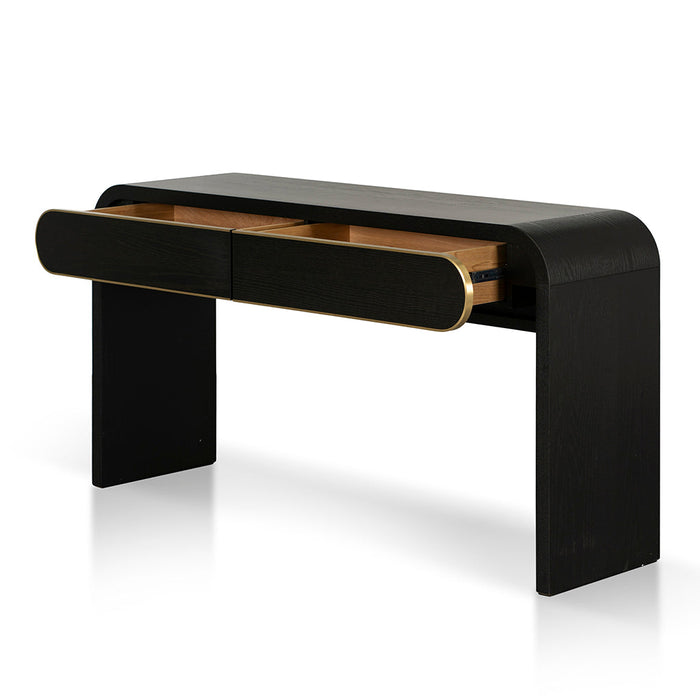 CDT8528-VA 1.5m Console Table - Textured Espresso Black