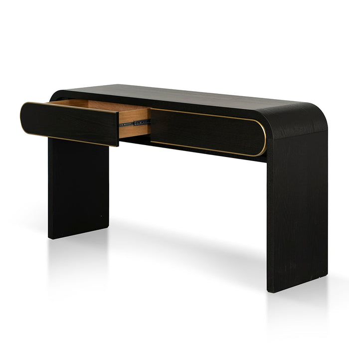 CDT8528-VA 1.5m Console Table - Textured Espresso Black