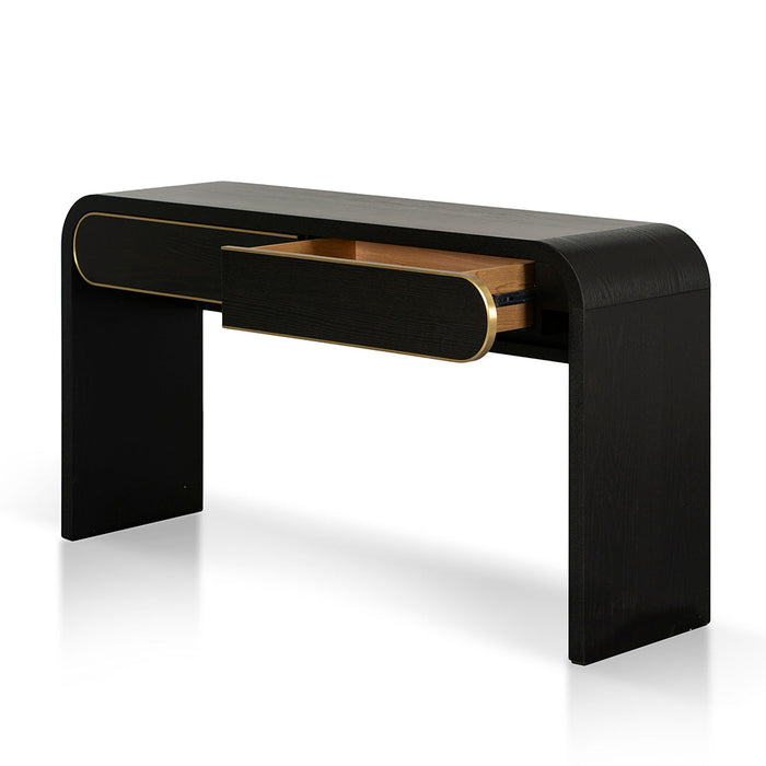 CDT8528-VA 1.5m Console Table - Textured Espresso Black