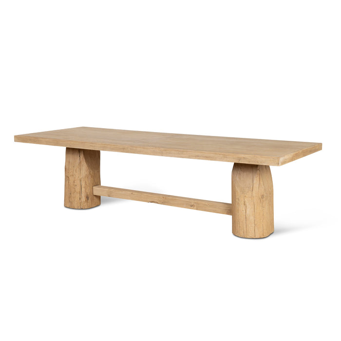 CDT8655-NA 2.2m Elm Dining Table - Natural