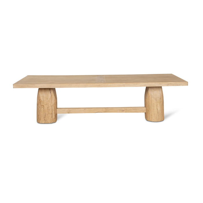 CDT8656-NA 2.8m Elm Dining Table - Natural