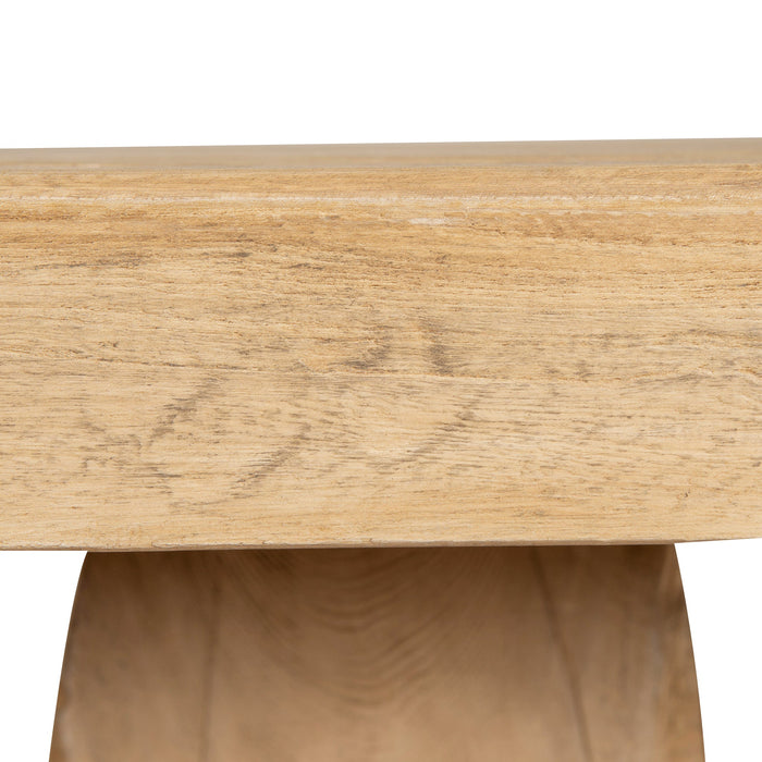 CDT8656-NA 2.8m Elm Dining Table - Natural