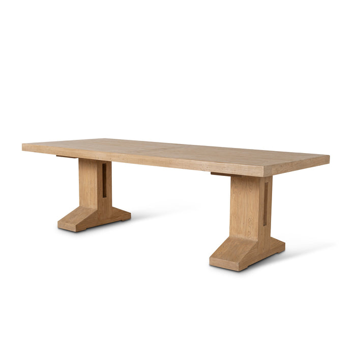 CDT8659-NA 2.44m Elm Dining Table - Natural