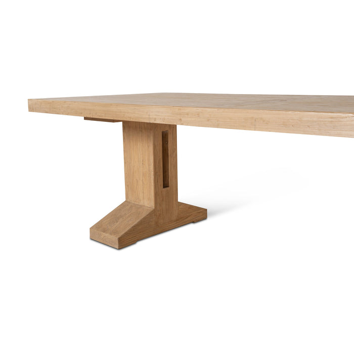 CDT8659-NA 2.44m Elm Dining Table - Natural