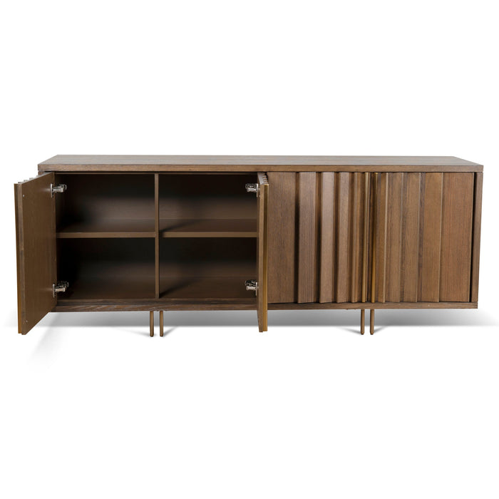 CDT8694-VA 2m Buffet Unit - Caramel Oak