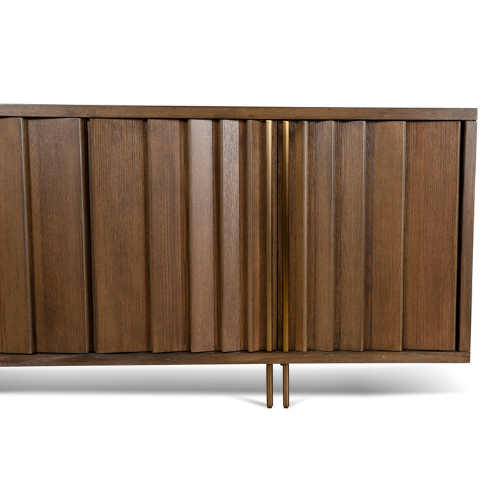 CDT8694-VA 2m Buffet Unit - Caramel Oak