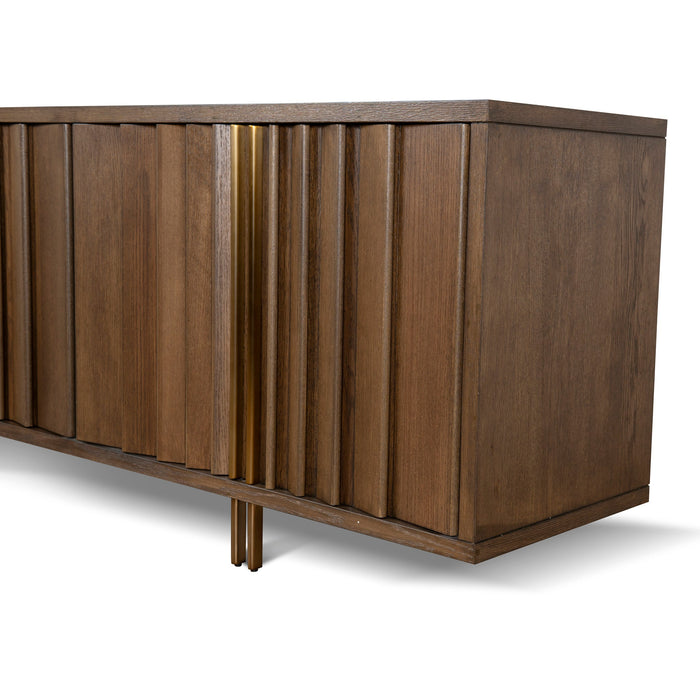 CDT8694-VA 2m Buffet Unit - Caramel Oak