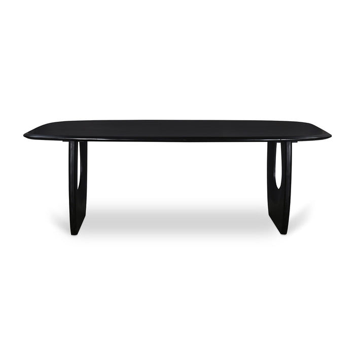 CDT8718-RB 2.2m Dining Table - Full Black