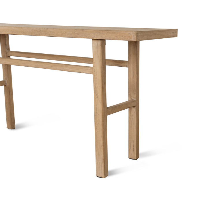 CDT8883-NA 1.8m Elm Console Table - Natural