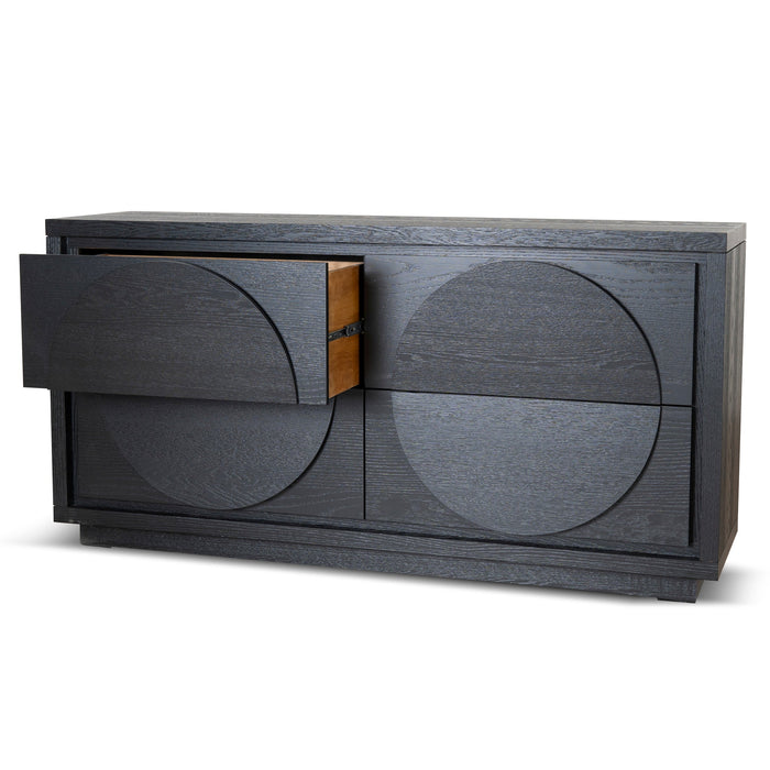 CDT8893-VA 1.6m Dressing Unit - Textured Espresso Black