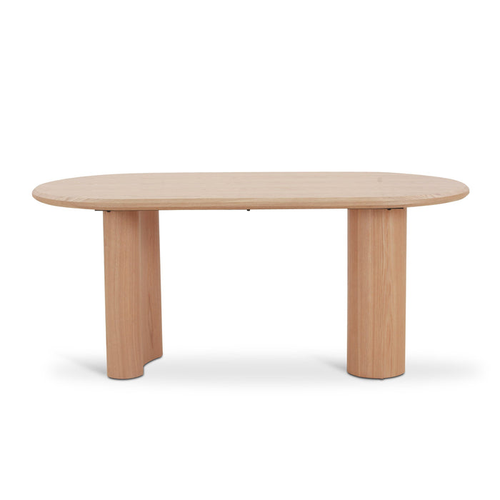 CDT8931-DW 1.8m Oval Dining Table - Natural