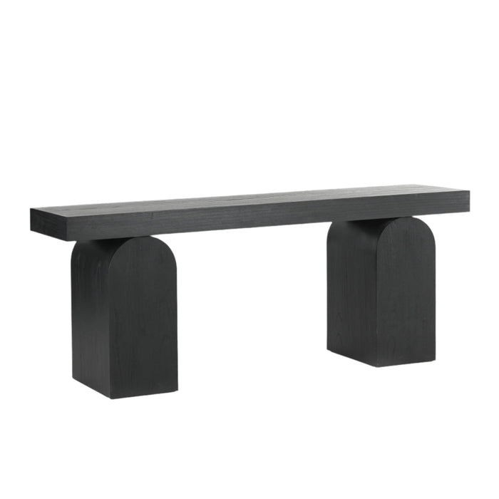 CDT8958-NI 1.55m New Elm Console Table - Full Black