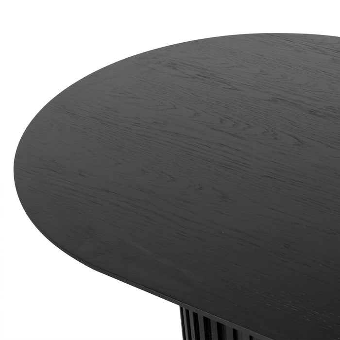 CDT8973-CN 2.5m Wooden Dining Table - Black