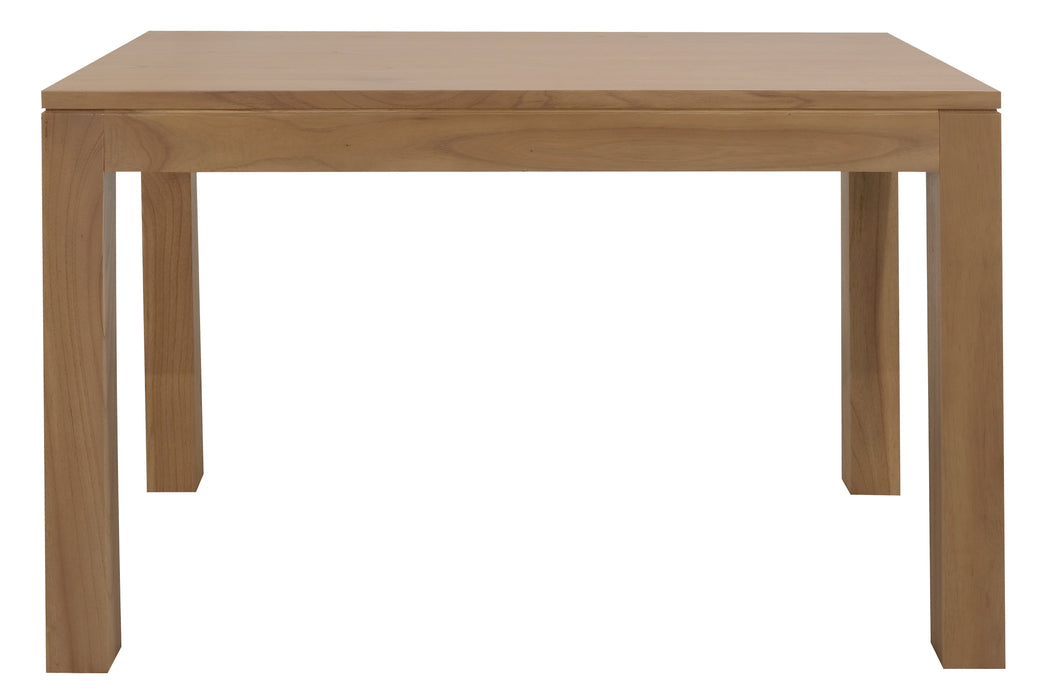 Amsterdam Solid Mahogany Timber Dining Table 120 x 70 cm (Natural)