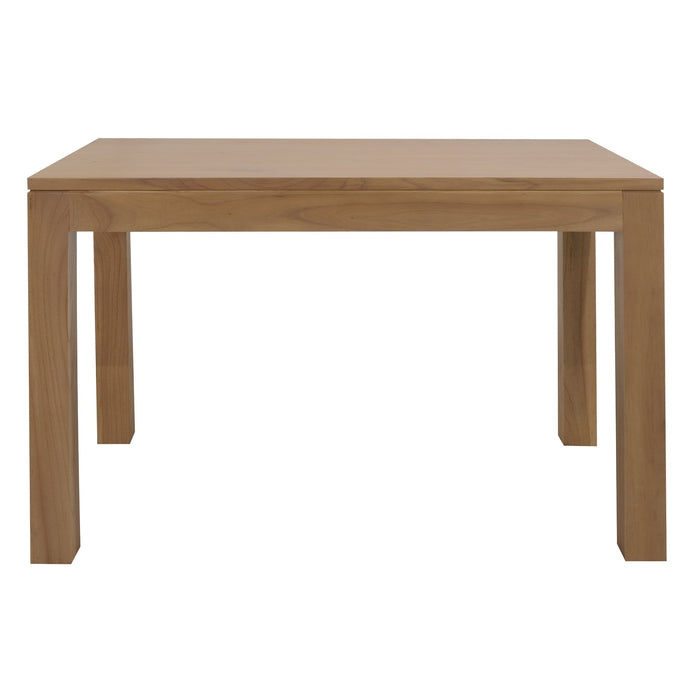 Amsterdam Solid Mahogany Timber Dining Table 120 x 70 cm (Natural)