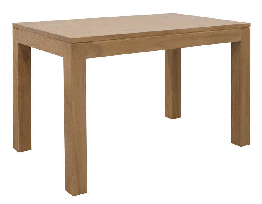 Amsterdam Solid Mahogany Timber Dining Table 120 x 70 cm (Natural)