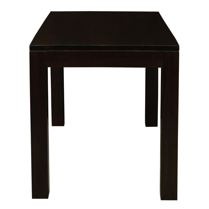 Amsterdam Solid Mahogany Timber Dining Table 120 x 70 cm (Chocolate)