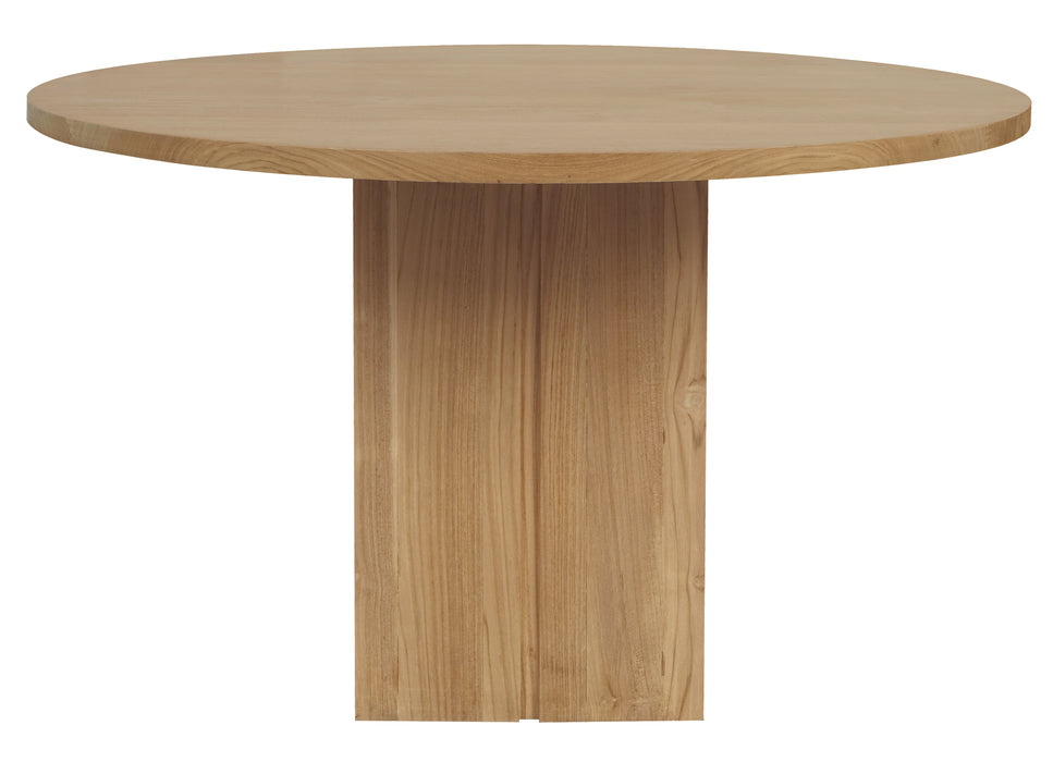 Newport Round Dining Table (Natural) - Wood