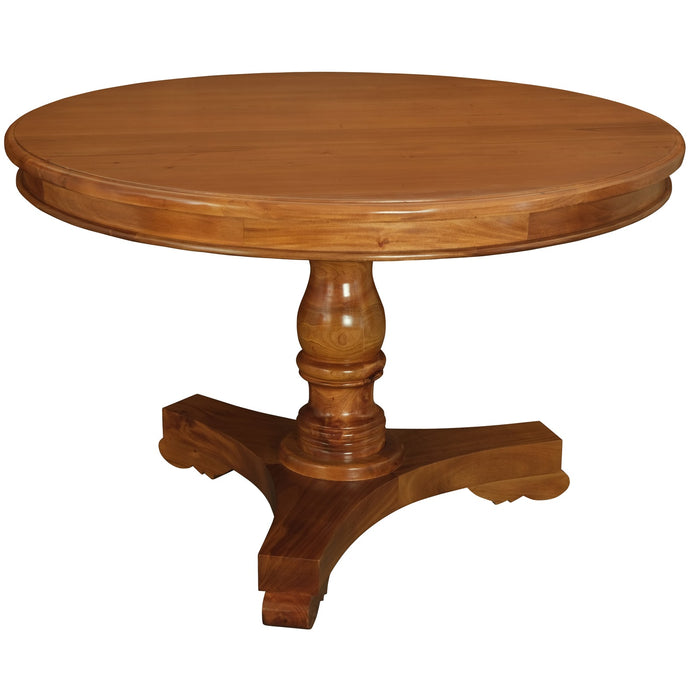 Tasmania Round Dining Table 120 cm (Light Pecan)