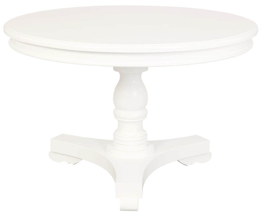Tasmania Round Dining Table 120 cm (White)