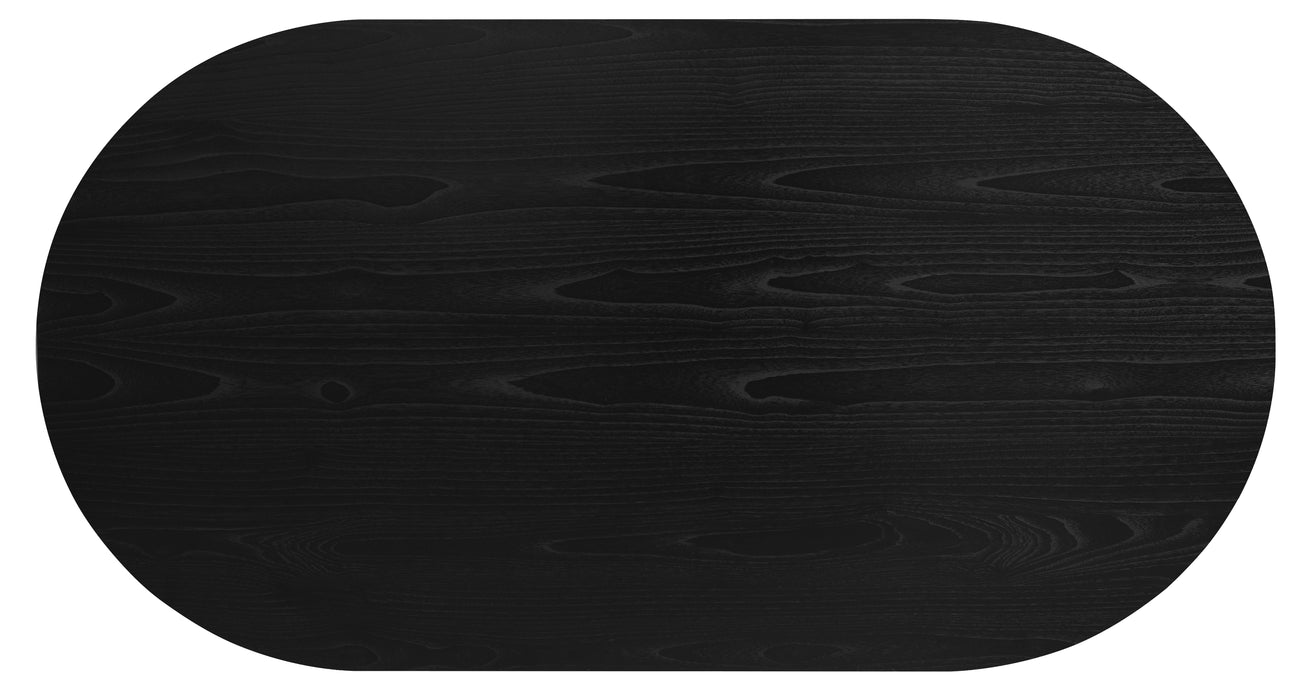 Apollo Solid Oak Dining Table 160 x 85 cm (Black)