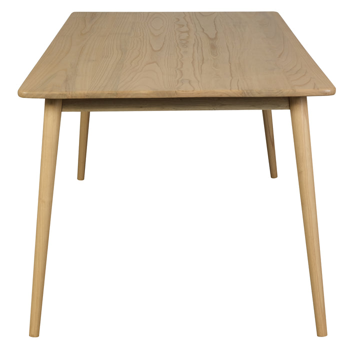 Nobu Solid Oak Dining Table 180 x 90 cm (Natural)