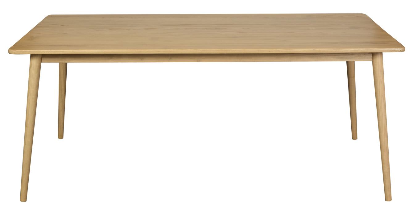 Nobu Solid Oak Dining Table 180 x 90 cm (Natural)