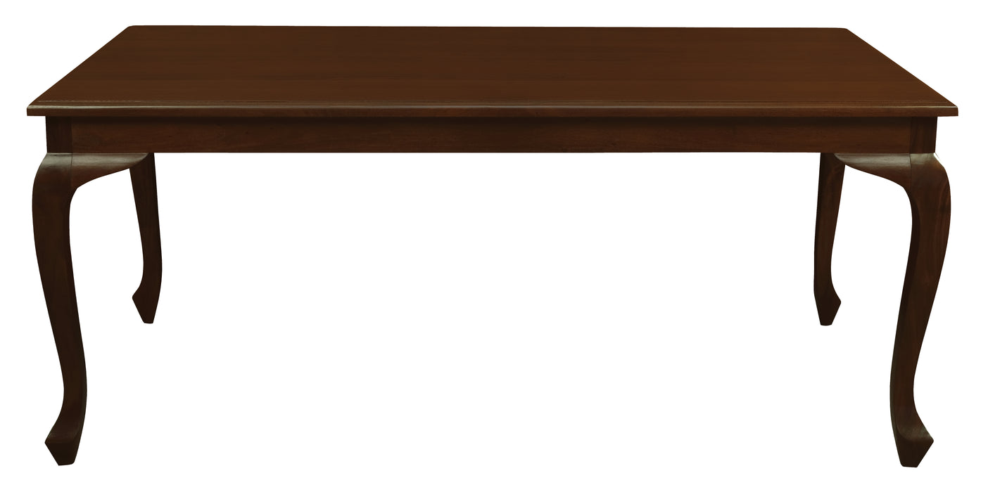 Queen Anne Solid Mahogany Timber Dining Table (Mahogany)