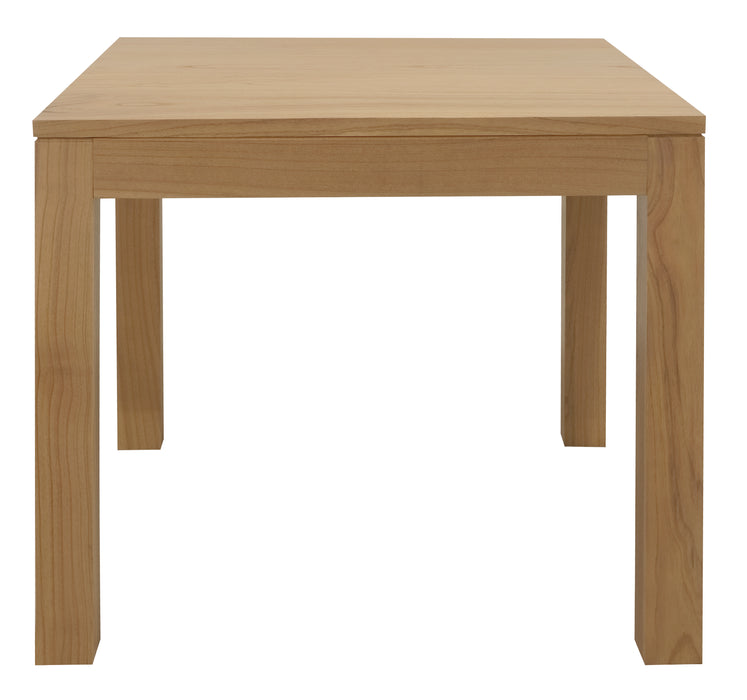 Amsterdam Solid Mahogany Timber Dining Table 90 x 90 cm (Natural)