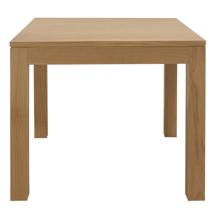 Amsterdam Solid Mahogany Timber Dining Table 90 x 90 cm (Natural)