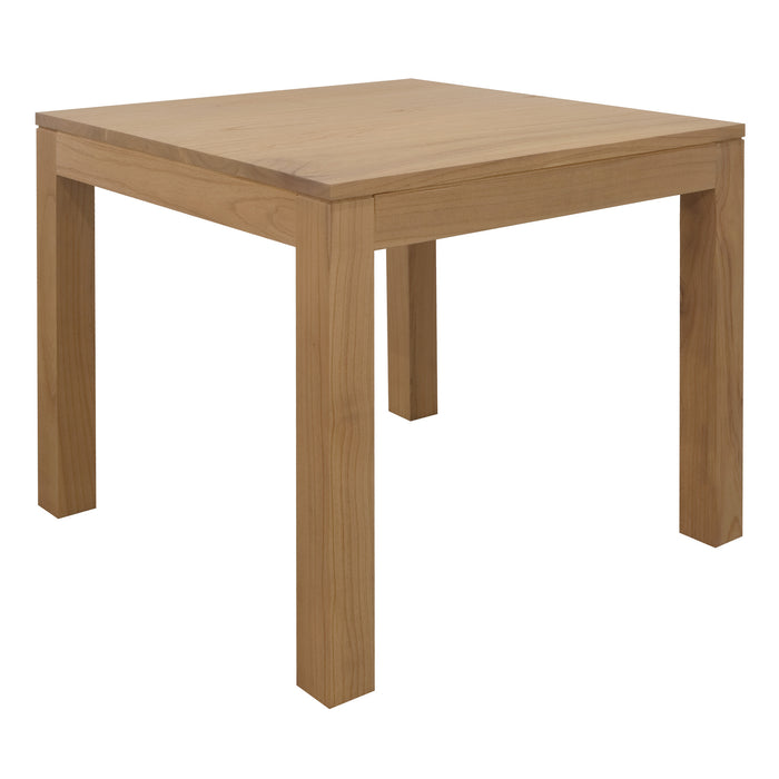 Amsterdam Solid Mahogany Timber Dining Table 90 x 90 cm (Natural)