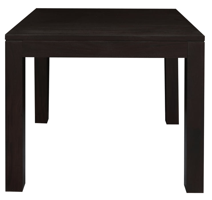 Amsterdam Solid Mahogany Timber Dining Table 90 x 90 cm (Chocolate)
