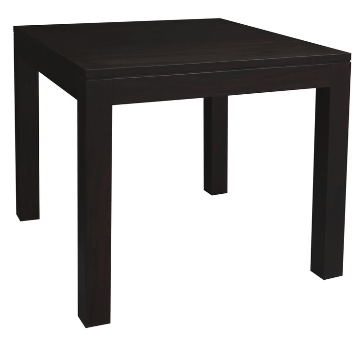 Amsterdam Solid Mahogany Timber Dining Table 90 x 90 cm (Chocolate)