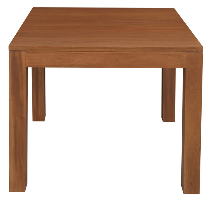 Amsterdam Solid Mahogany Timber Dining Table 90 x 90 cm (Light Pecan)