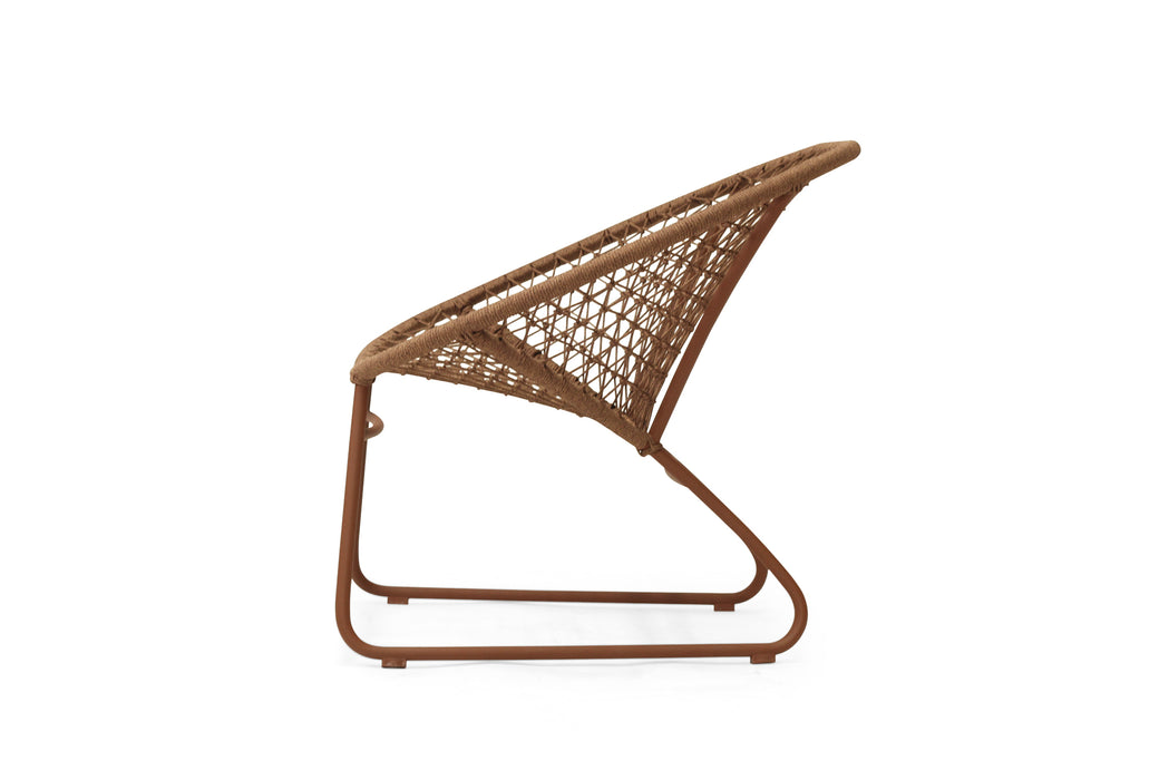 Dune Outdoor Accent Chair - Brique - Out Ar Dune Bri