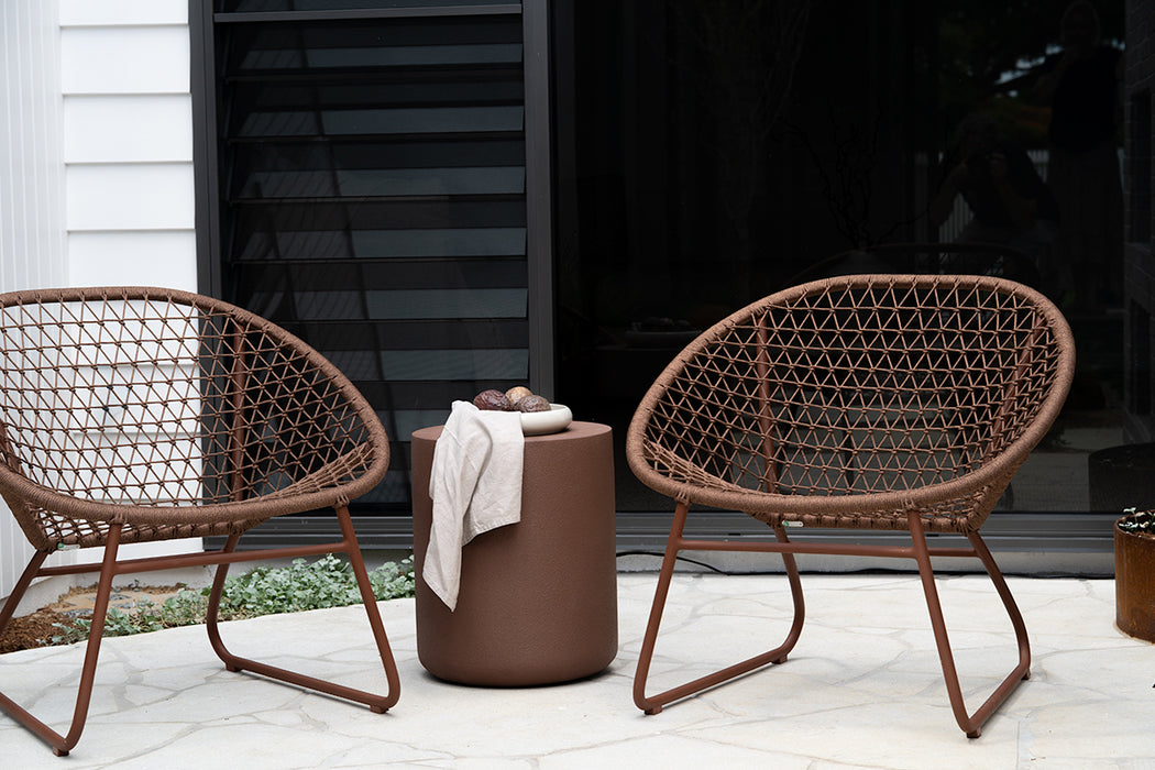 Dune Outdoor Accent Chair - Brique - Out Ar Dune Bri
