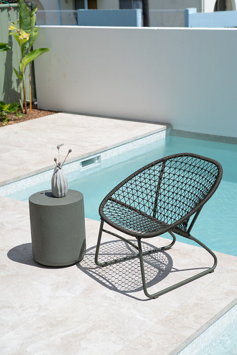 Dune Outdoor Accent Chair - Forest Green