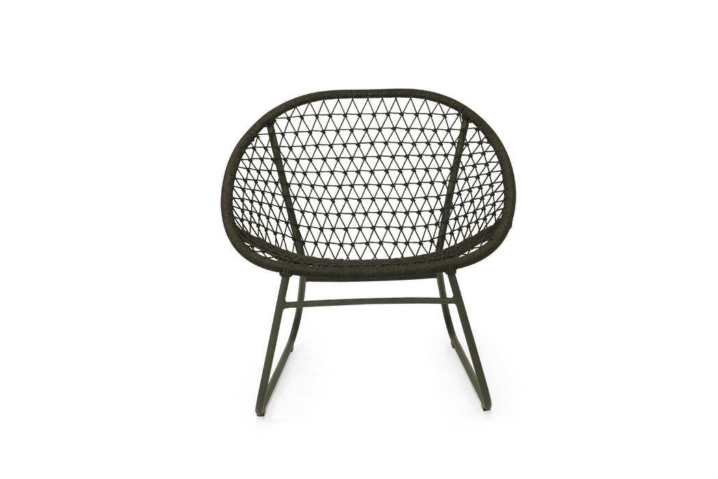 Dune Outdoor Accent Chair - Forest Green
