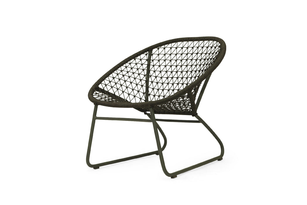 Dune Outdoor Accent Chair - Forest Green