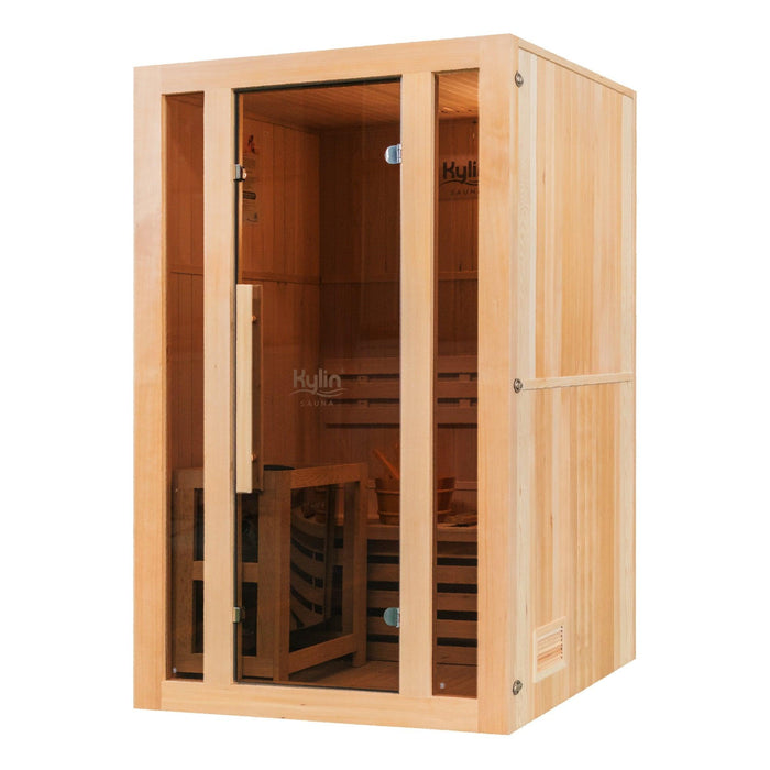 Kylin Traditional Indoor Steam Sauna Room 1 Person QD-EA2